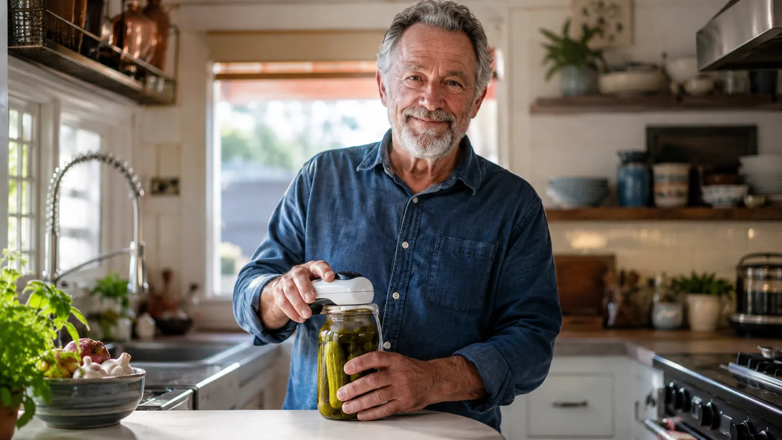 How to Open Stubborn Jars With an Electric Jar Opener